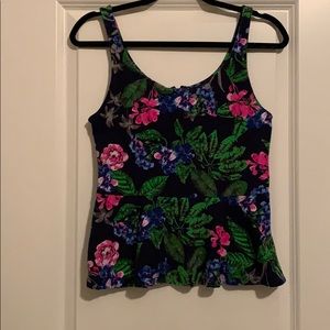 Express Peplum Floral Top